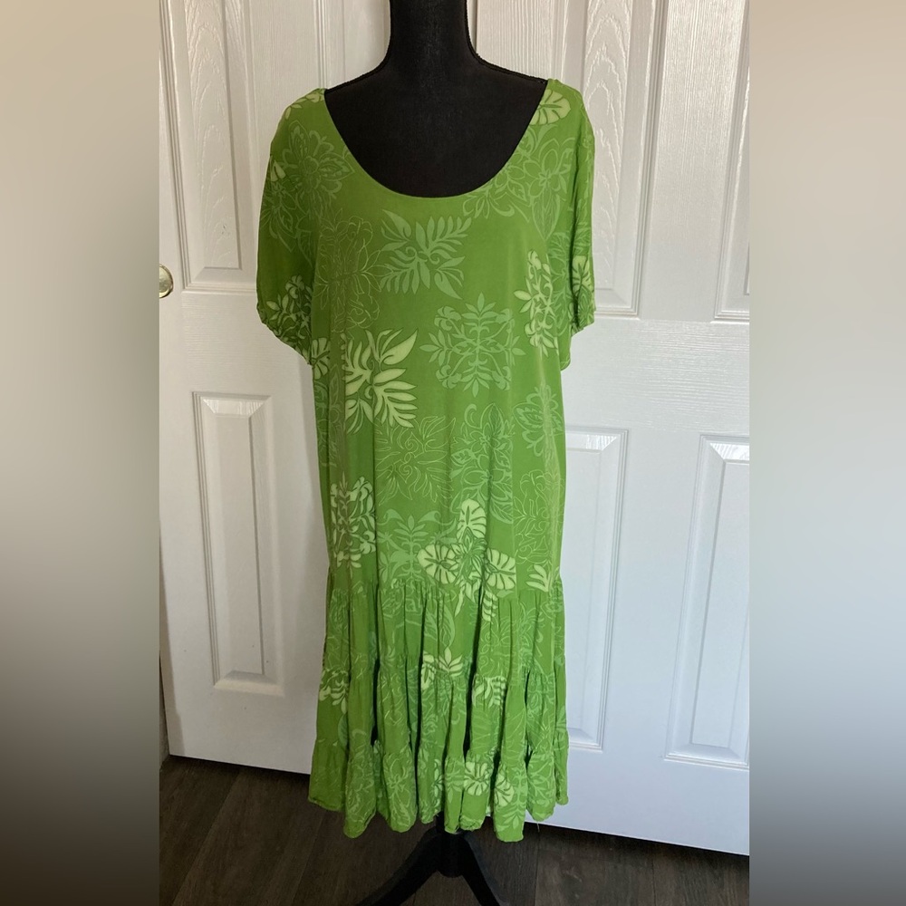 Strawberry Guava RJC Hawaii Dress Muumuu Size 2XL Made in USA